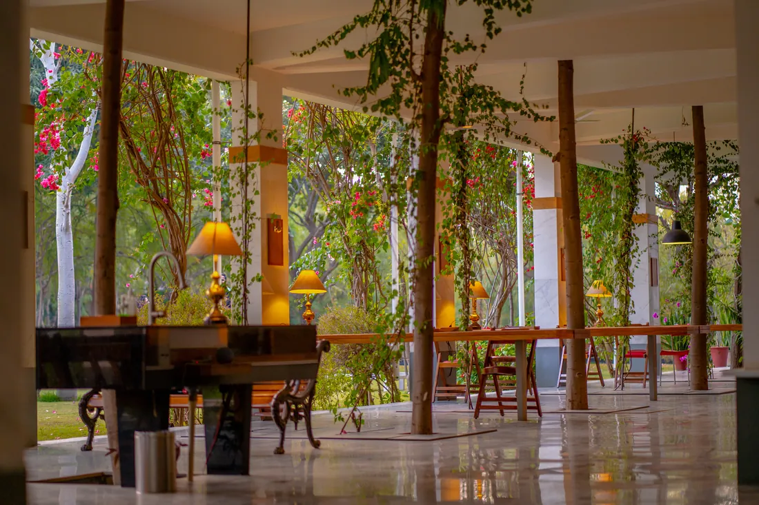 Dining pavilion — the design philosophy