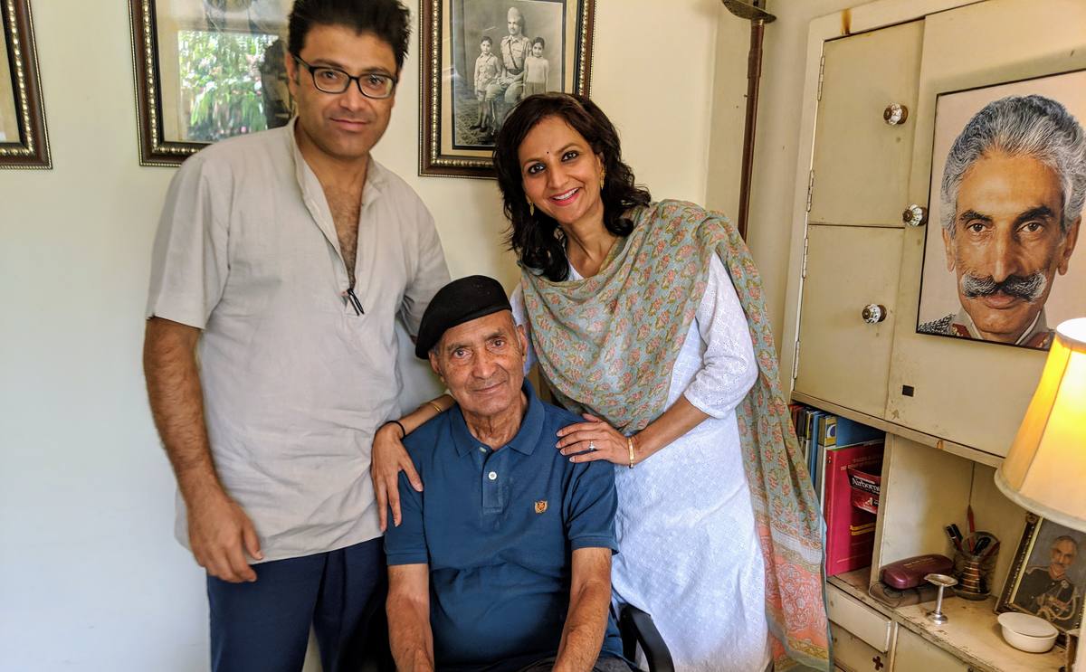 Family portrait at Pushkar Organic