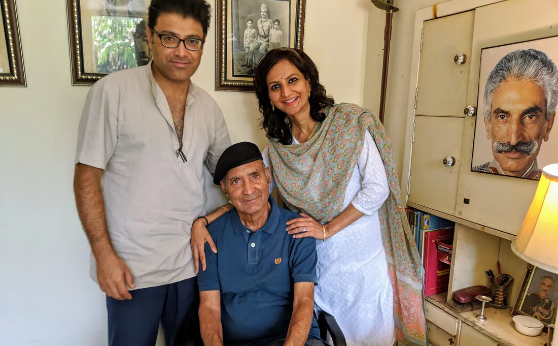 Family portrait at PushkarOrganic